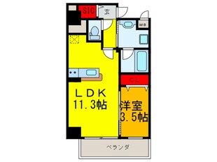 パンセ新町の物件間取画像